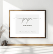 Überrasche deinen Papa mit einem einzigartigen Geschenk - Personalisiertes Poster für den besten Papa der Welt! - posterfolio.de