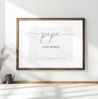 Überrasche deinen Papa mit einem einzigartigen Geschenk - Personalisiertes Poster für den besten Papa der Welt! - posterfolio.de