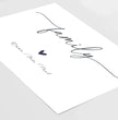 Familie ist alles: Personalisiertes Familien-Poster ”family" als einzigartiges Geschenk"