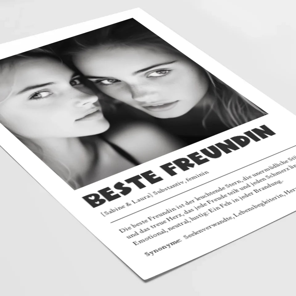 Personalisiertes Poster DIN A4