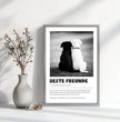 Definitions Poster Beste Freunde (Hundefreunde) – Personalisiertes Geschenk - posterfolio.de