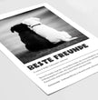 Definitions Poster Beste Freunde (Hundefreunde) – Personalisiertes Geschenk - posterfolio.de