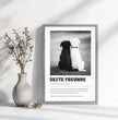 Definitions Poster Beste Freunde (Hundefreunde) – Personalisiertes Geschenk - posterfolio.de