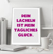 Personalisiertes Geschenk Poster mit Bilderrahmen