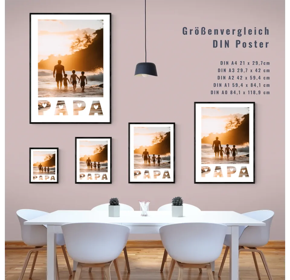 Dein Bild für Papa – Personalisierte Poster als einzigartiges Geschenk