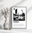 Emotionales Definitions Poster Familie – Dein einzigartiges, personalisiertes Geschenk - posterfolio.de