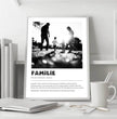 Emotionales Definitions Poster Familie – Dein einzigartiges, personalisiertes Geschenk - posterfolio.de