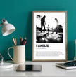 Emotionales Definitions Poster Familie – Dein einzigartiges, personalisiertes Geschenk - posterfolio.de