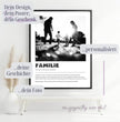 Emotionales Definitions Poster Familie – Dein einzigartiges, personalisiertes Geschenk - posterfolio.de