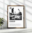 Emotionales Definitions Poster Familie – Dein einzigartiges, personalisiertes Geschenk - posterfolio.de