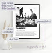Emotionales Definitions Poster Familie – Dein einzigartiges, personalisiertes Geschenk - posterfolio.de