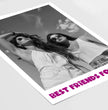 Einzigartiges Geschenk für deine beste Freundin: Personalisiertes Poster mit eurem Foto und individueller Botschaft - posterfolio.de