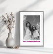 Einzigartiges Geschenk für deine beste Freundin: Personalisiertes Poster mit eurem Foto und individueller Botschaft - posterfolio.de