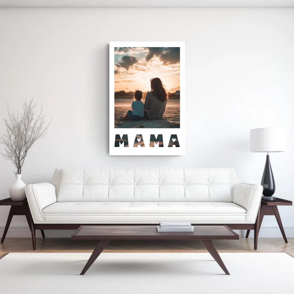 Ein Bild mit Mama – Personalisiertes Poster als einzigartiges Geschenk