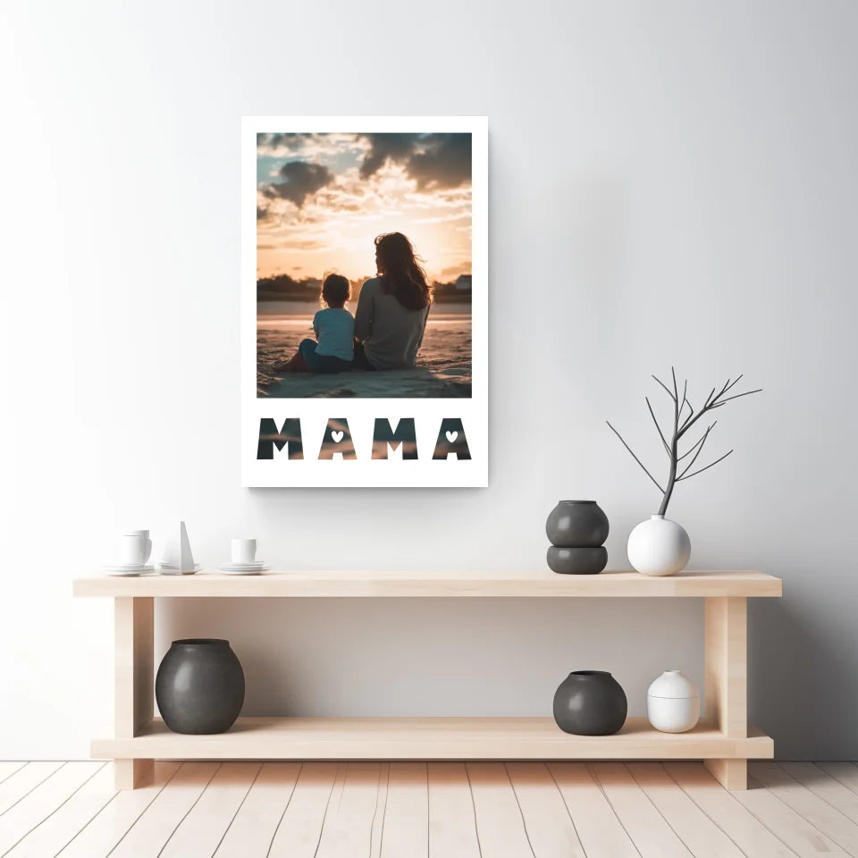 Ein Bild mit Mama – Personalisiertes Poster als einzigartiges Geschenk