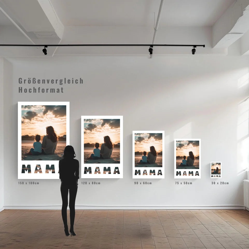 Ein Bild mit Mama – Personalisiertes Poster als einzigartiges Geschenk