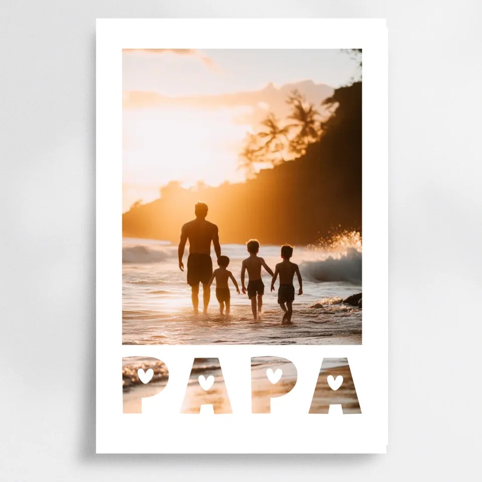 Dein Bild für Papa – Personalisierte Poster als einzigartiges Geschenk