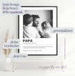 Liebevoll gestaltetes Definitions Poster als einzigartiges Geschenk für Papa - posterfolio.de