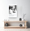 Liebevoll gestaltetes Definitions Poster als einzigartiges Geschenk für Papa - posterfolio.de