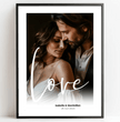 Personalisiertes ‘Love’ Poster zur Hochzeit - posterfolio.de