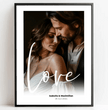 Personalisiertes ‘Love’ Poster zur Hochzeit - posterfolio.de