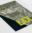 Entdecke deine Welt: Personalisierte Landkarte mit 3 Letter Flughafen Codes! - posterfolio.de
