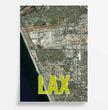 Entdecke deine Welt: Personalisierte Landkarte mit 3 Letter Flughafen Codes! - posterfolio.de