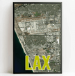 Entdecke deine Welt: Personalisierte Landkarte mit 3 Letter Flughafen Codes! - posterfolio.de