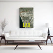 Entdecke deine Welt: Personalisierte Landkarte mit 3 Letter Flughafen Codes! - posterfolio.de