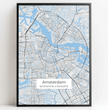 Personalisierte Landkarte klassischer Stil - einzigartiger kann es nicht sein! - posterfolio.de