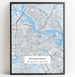 Personalisierte Landkarte klassischer Stil - einzigartiger kann es nicht sein! - posterfolio.de