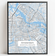 Personalisierte Landkarte klassischer Stil - einzigartiger kann es nicht sein! - posterfolio.de