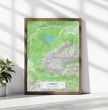 Personalisierte topographische Landkarte klassischer Stil - einzigartiger kann es nicht sein! - posterfolio.de