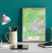 Personalisierte topographische Landkarte klassischer Stil - einzigartiger kann es nicht sein! - posterfolio.de