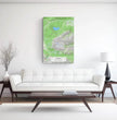 Personalisierte topographische Landkarte klassischer Stil - einzigartiger kann es nicht sein! - posterfolio.de