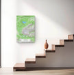 Personalisierte topographische Landkarte klassischer Stil - einzigartiger kann es nicht sein! - posterfolio.de
