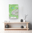 Personalisierte topographische Landkarte klassischer Stil - einzigartiger kann es nicht sein! - posterfolio.de