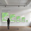 Personalisierte topographische Landkarte klassischer Stil - einzigartiger kann es nicht sein! - posterfolio.de