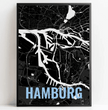 Einzigartiges Geschenk: Personalisiertes Landkartenposter mit individuellem Ortsnamen gestalten! - posterfolio.de