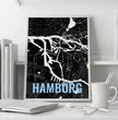 Einzigartiges Geschenk: Personalisiertes Landkartenposter mit individuellem Ortsnamen gestalten! - posterfolio.de