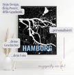 Einzigartiges Geschenk: Personalisiertes Landkartenposter mit individuellem Ortsnamen gestalten! - posterfolio.de