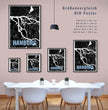 Einzigartiges Geschenk: Personalisiertes Landkartenposter mit individuellem Ortsnamen gestalten! - posterfolio.de