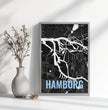 Einzigartiges Geschenk: Personalisiertes Landkartenposter mit individuellem Ortsnamen gestalten! - posterfolio.de