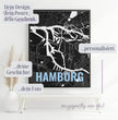 Einzigartiges Geschenk: Personalisiertes Landkartenposter mit individuellem Ortsnamen gestalten! - posterfolio.de