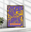 Personalisierte Landkarte Stockholm im Style Pop Punk - posterfolio.de
