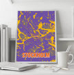 Personalisierte Landkarte Stockholm im Style Pop Punk - posterfolio.de