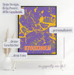 Personalisierte Landkarte Stockholm im Style Pop Punk - posterfolio.de