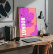 Einzigartiges Geschenk: Personalisierte Landkarte im London Style - Dein individuelles Highlight! - posterfolio.de