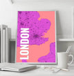 Einzigartiges Geschenk: Personalisierte Landkarte im London Style - Dein individuelles Highlight! - posterfolio.de
