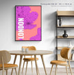 Einzigartiges Geschenk: Personalisierte Landkarte im London Style - Dein individuelles Highlight! - posterfolio.de